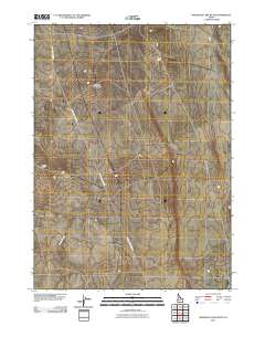 Mosquito Lake Butte 2010 topographic map thumbnail