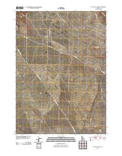 Pot Hole Butte 2011 topographic map thumbnail
