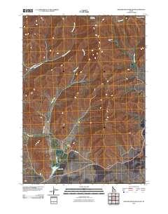 Blizzard Mountain South 2010 topographic map thumbnail