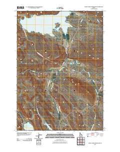 Crane Creek Reservoir 2010 topographic map thumbnail