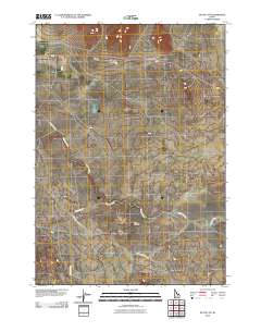 Butte City 2010 topographic map thumbnail
