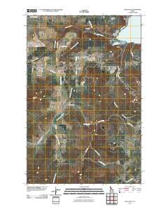 Chatcolet 2010 topographic map thumbnail