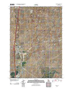 Dubois 2010 topographic map thumbnail