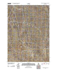 Christmas Mountain 2010 topographic map thumbnail
