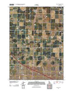 Falls City 2010 topographic map thumbnail