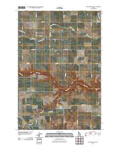 Cottonwood NE 2010 topographic map thumbnail