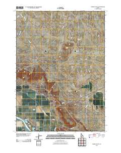 Dorsey Butte 2010 topographic map thumbnail