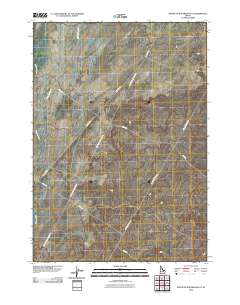 North of Ryegrass Flat 2010 topographic map thumbnail