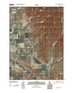 Downey East 2010 topographic map thumbnail