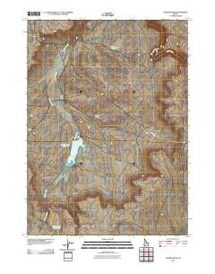 Juniper Basin 2010 topographic map thumbnail