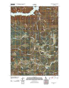 Grangemont 2010 topographic map thumbnail