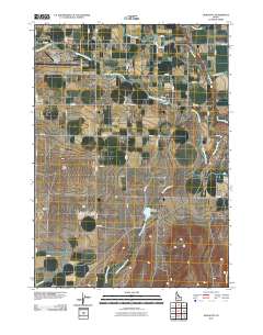 Hub Butte 2010 topographic map thumbnail