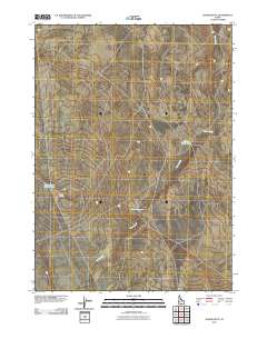 Horse Butte 2010 topographic map thumbnail