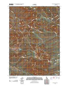 Lincoln Peak 2010 topographic map thumbnail