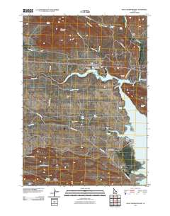 Magic Reservoir West 2010 topographic map thumbnail