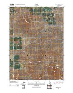 Kimama Butte 2010 topographic map thumbnail