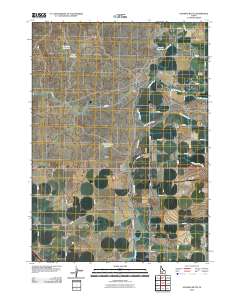 Gooding Butte 2010 topographic map thumbnail