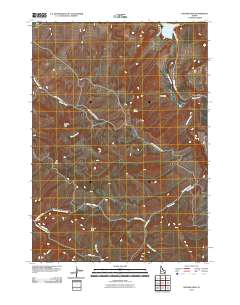 Higham Peak 2010 topographic map thumbnail