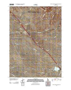 Indian Creek Reservoir 2010 topographic map thumbnail