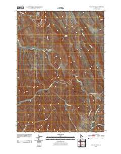 Holland Gulch 2010 topographic map thumbnail