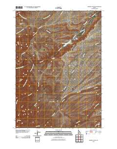 Sinker Canyon 2010 topographic map thumbnail
