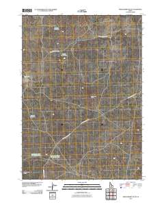 Serviceberry Butte 2010 topographic map thumbnail
