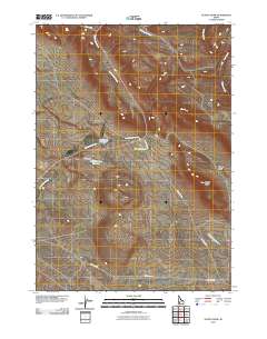 Teapot Dome 2010 topographic map thumbnail