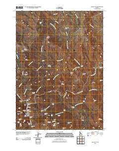 Silver City 2010 topographic map thumbnail