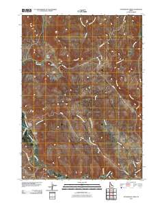 Stonehouse Creek 2010 topographic map thumbnail