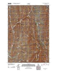 Cherry Gulch 2010 topographic map thumbnail
