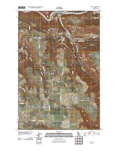 Peck 2010 topographic map thumbnail