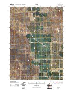 Taber 2010 topographic map thumbnail