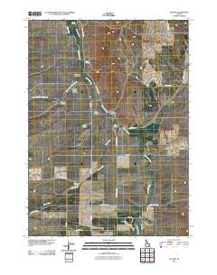 Pauline 2010 topographic map thumbnail