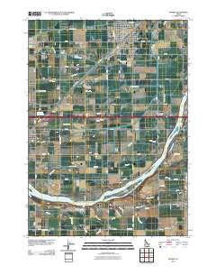 Rupert 2010 topographic map thumbnail