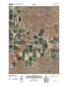 Twin Falls NE 2010 topographic map thumbnail