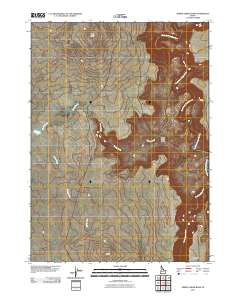 Spring Creek Basin 2010 topographic map thumbnail