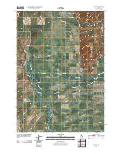 Tetonia 2011 topographic map thumbnail