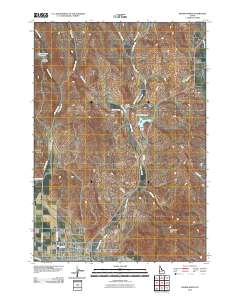 Weiser North 2010 topographic map thumbnail