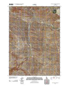 Pot Hole Canyon 2010 topographic map thumbnail