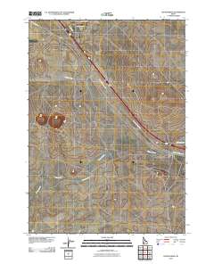 Crater Rings 2010 topographic map thumbnail