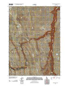 Buster Butte 2010 topographic map thumbnail