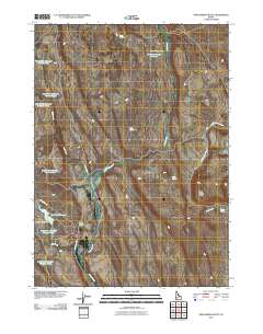 Crab Spring Butte 2010 topographic map thumbnail