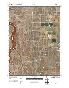 Hollister SW 2010 topographic map thumbnail