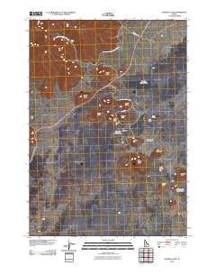 Inferno Cone 2010 topographic map thumbnail