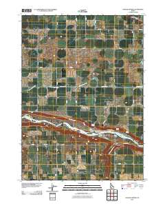 Niagara Springs 2010 topographic map thumbnail
