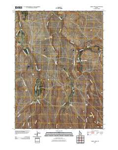Three Creek 2010 topographic map thumbnail