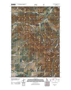 Benewah 2011 topographic map thumbnail