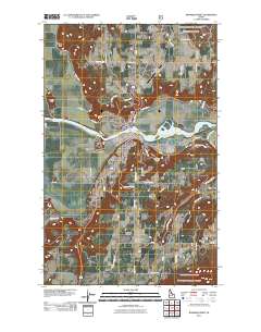 Bonners Ferry 2011 topographic map thumbnail