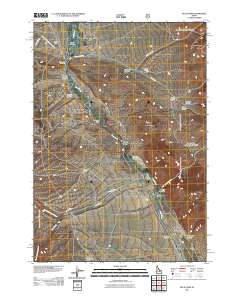 Blue Dome 2011 topographic map thumbnail