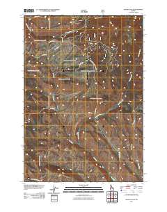 Advent Gulch 2011 topographic map thumbnail